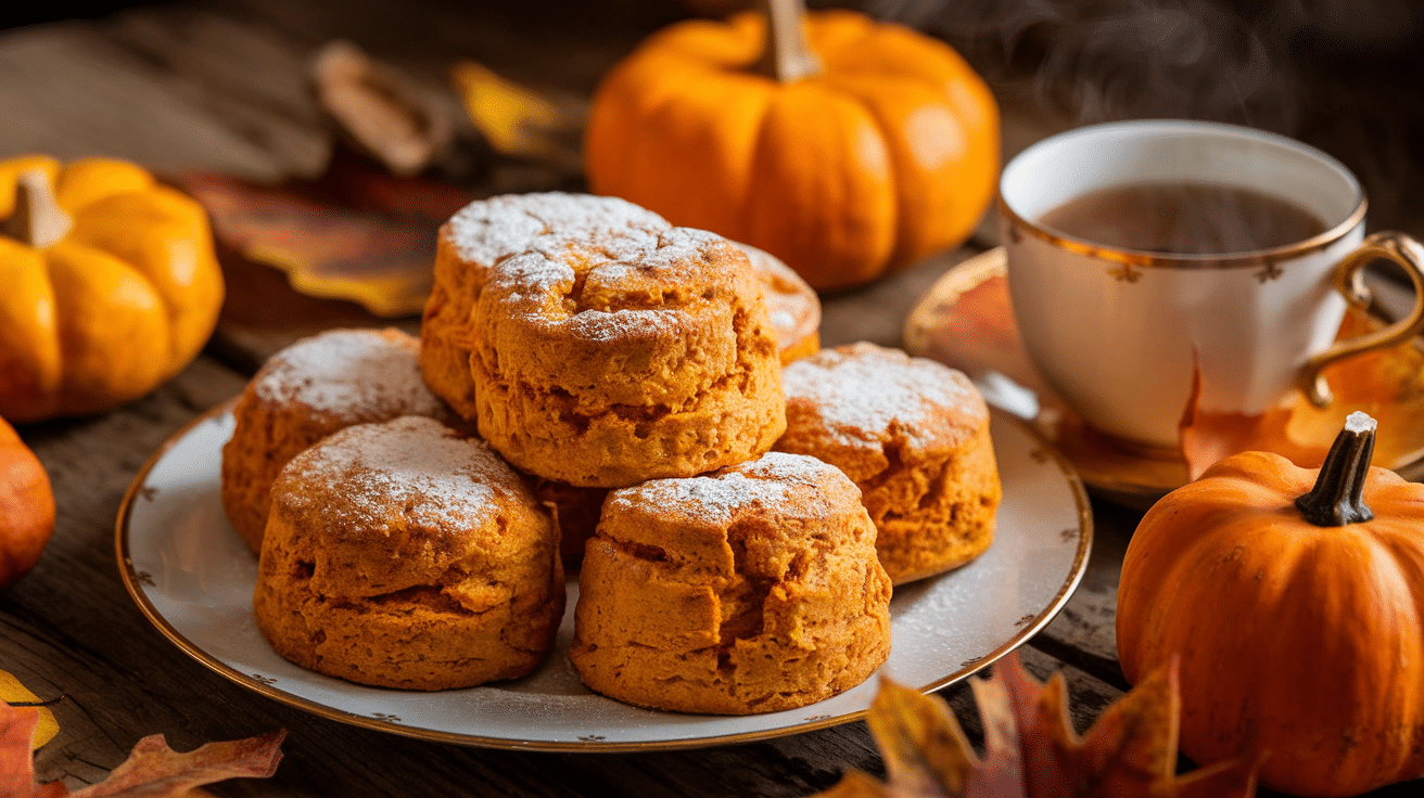 Deliciously Spiced Pumpkin Scones Recipe