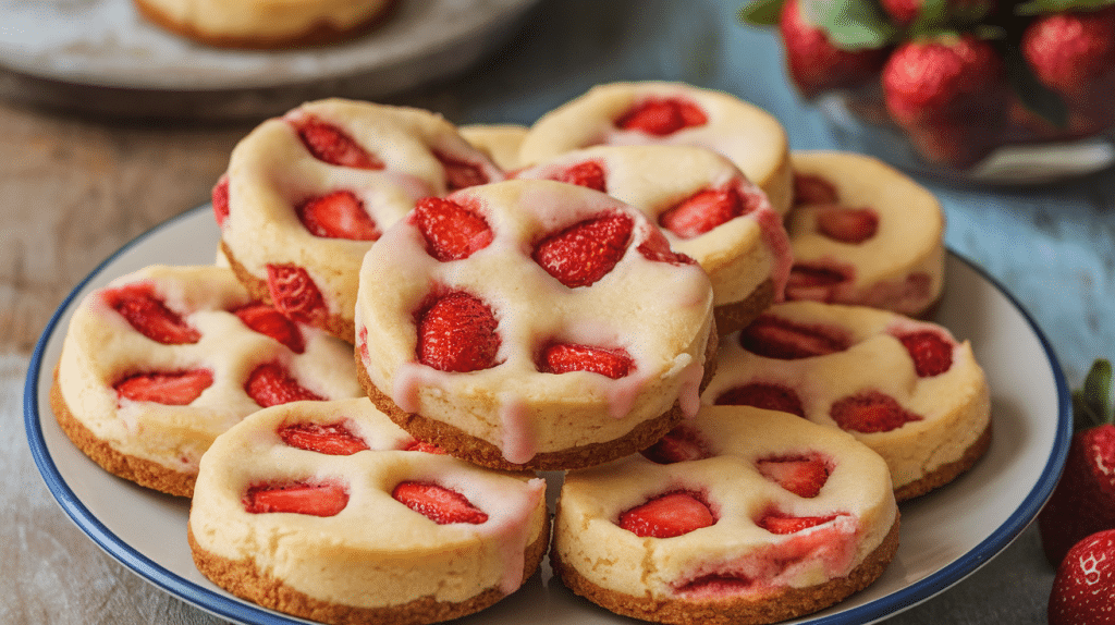 Strawberry Cheesecake Cookies Recipe