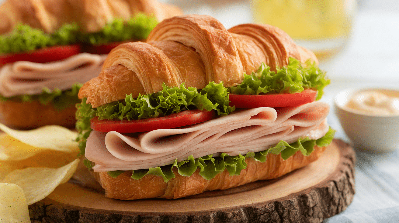 Delicious Turkey Croissant Sandwich Recipe