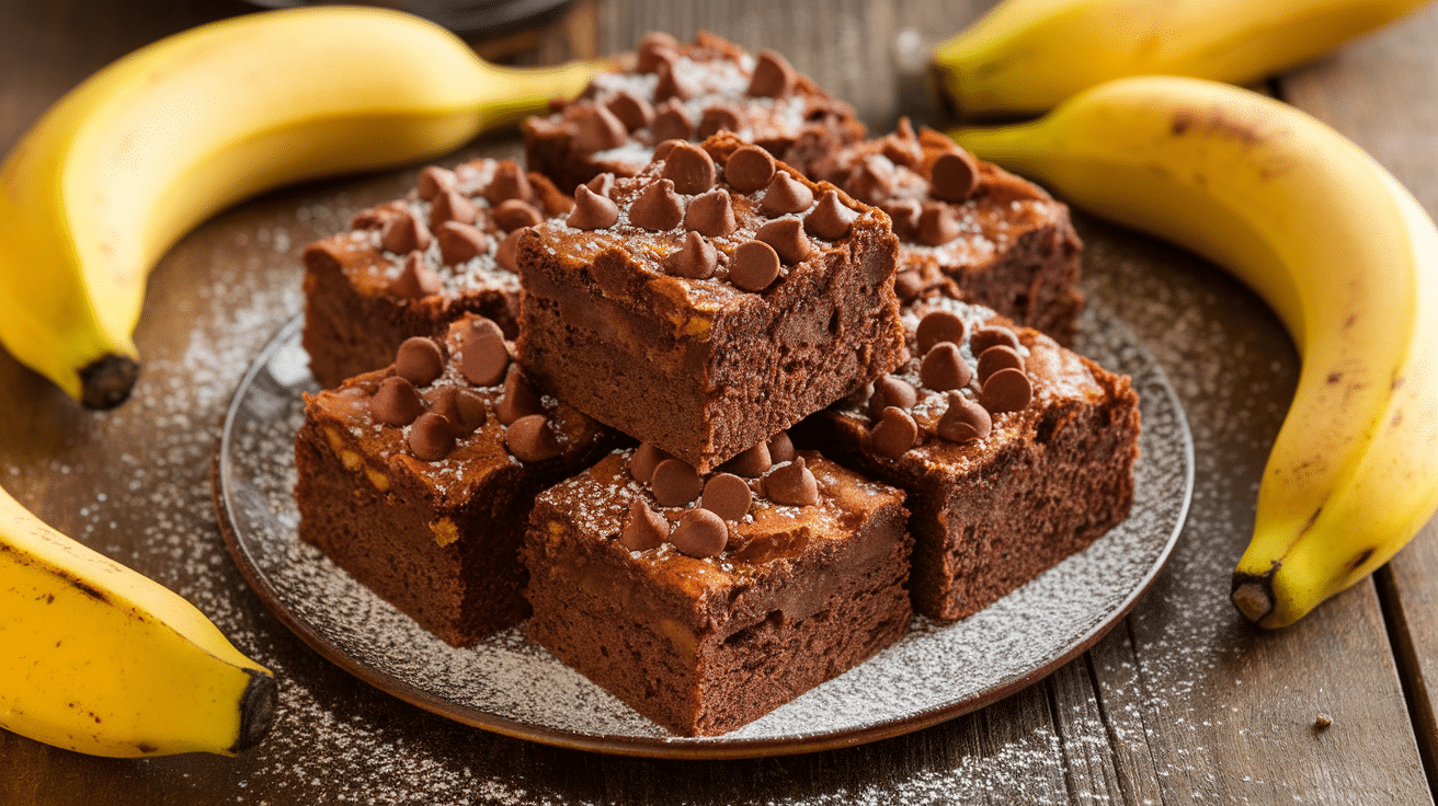 Delicious Banana Bread Brownies Recipe