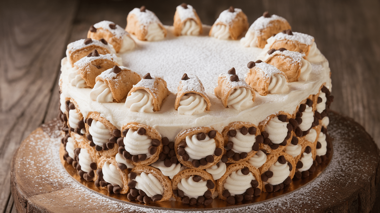 Delicious Cannoli Cake Recipe