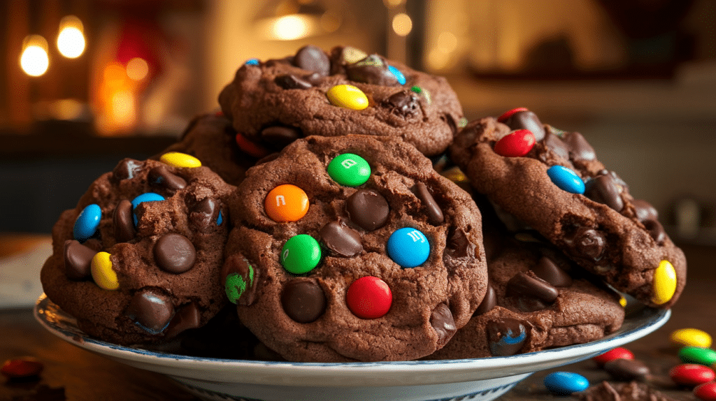 Chocolate Monster Cookies