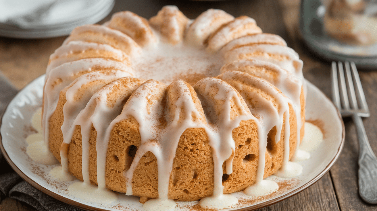 Delicious Cinnamon Roll Poke Cake Recipe