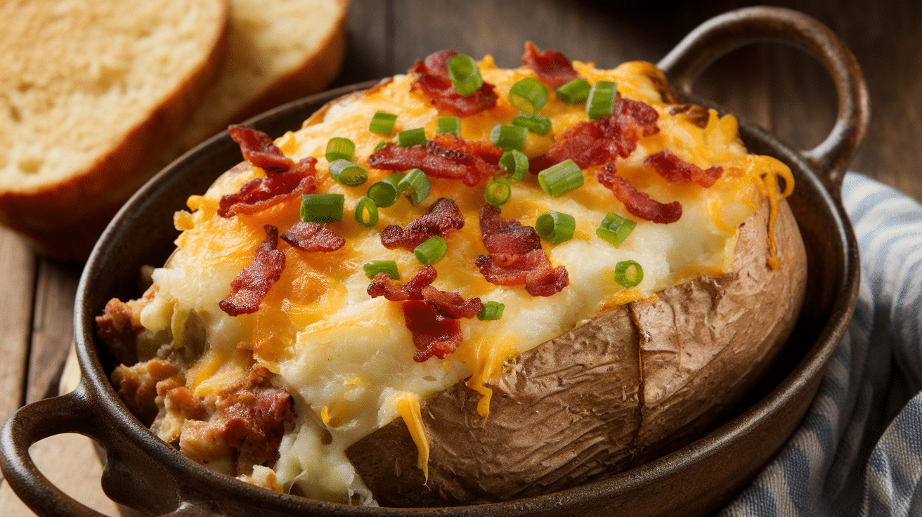 Cheesy Loaded Baked Potato Casserole Recipe