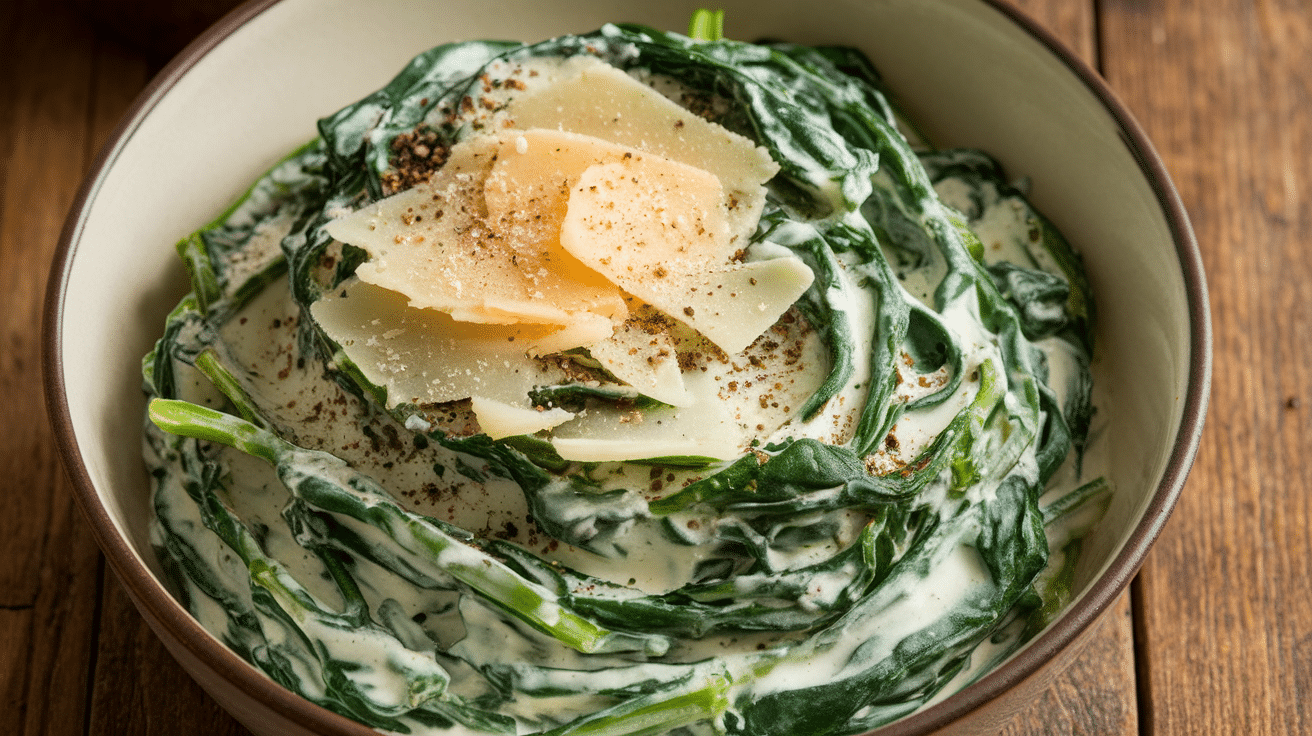 Rich and Flavorful Creamed Spinach Recipe