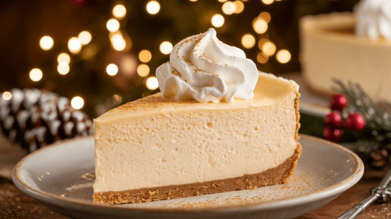 Decadent Eggnog Cheesecake Recipe