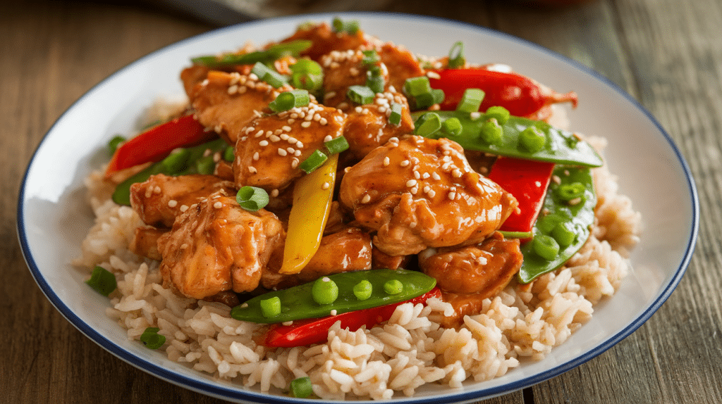 Honey Garlic Chicken Stir Fry