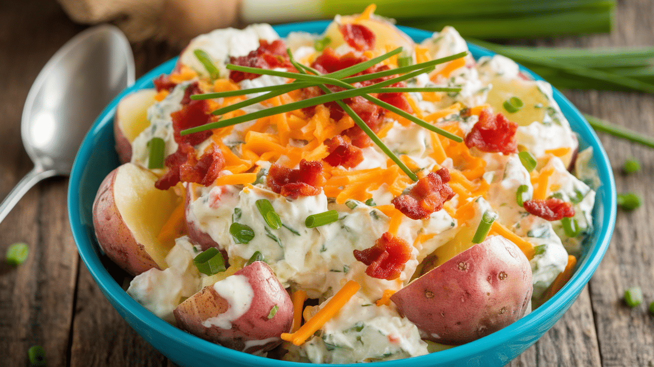 Creamy Loaded Baked Potato Salad Recipe