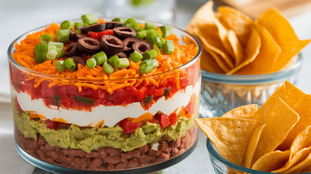 Savory Seven Layer Taco Dip Recipe