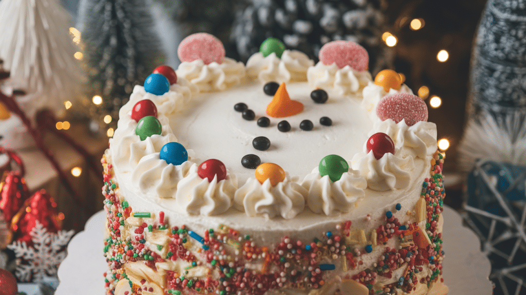 Snowman Cake