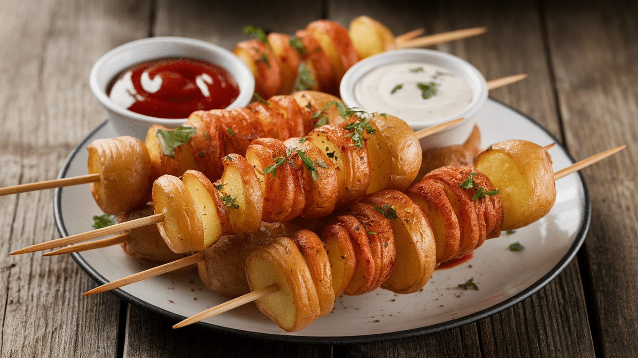 Crispy Tornado Potatoes Recipe