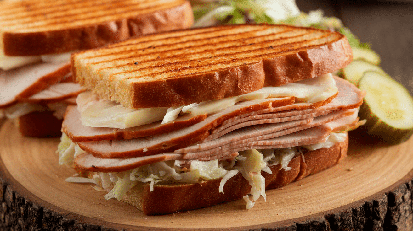 Savory Turkey Reuben Sandwich Recipe