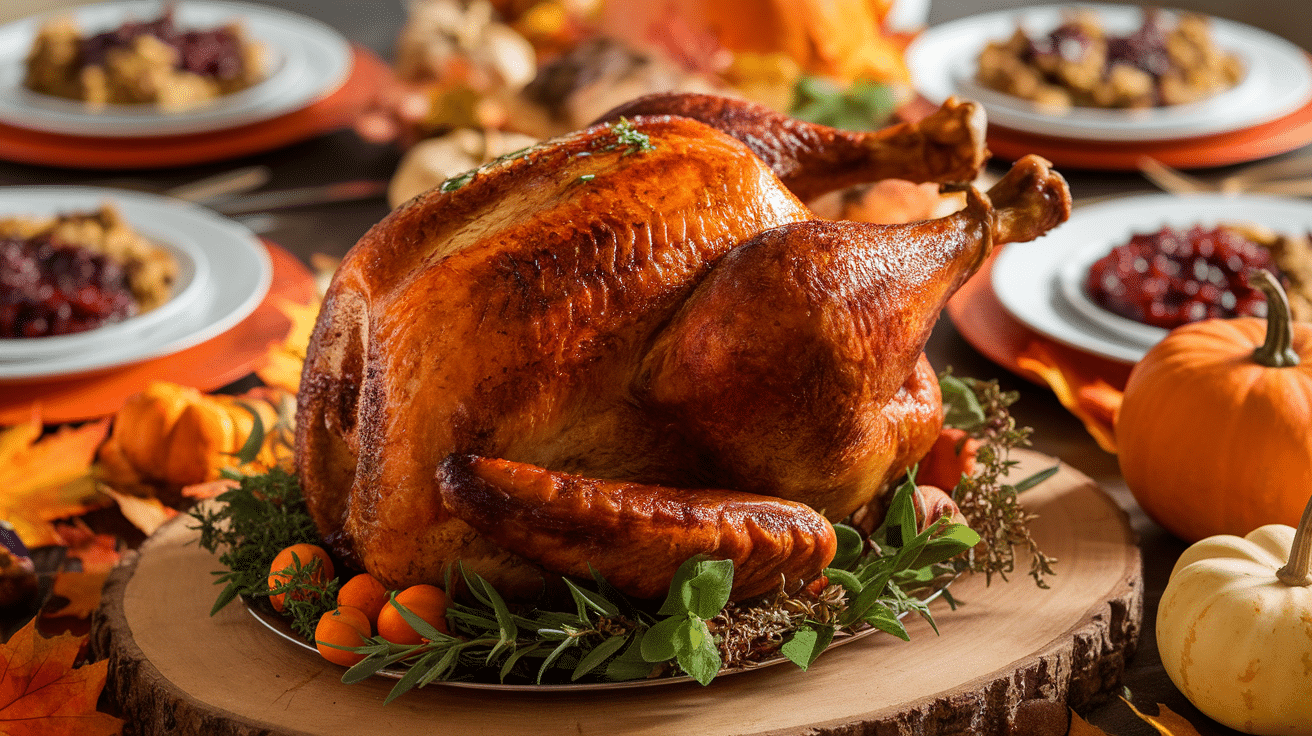 Crispy Air Fryer Turkey with Savory Herb Butter