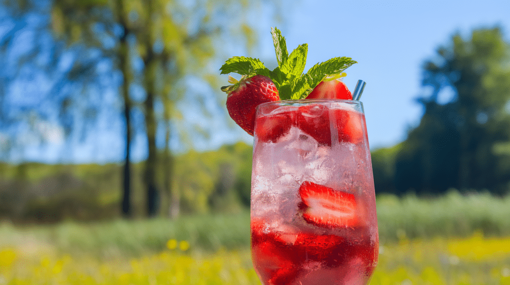Strawberry Vodka Cocktail