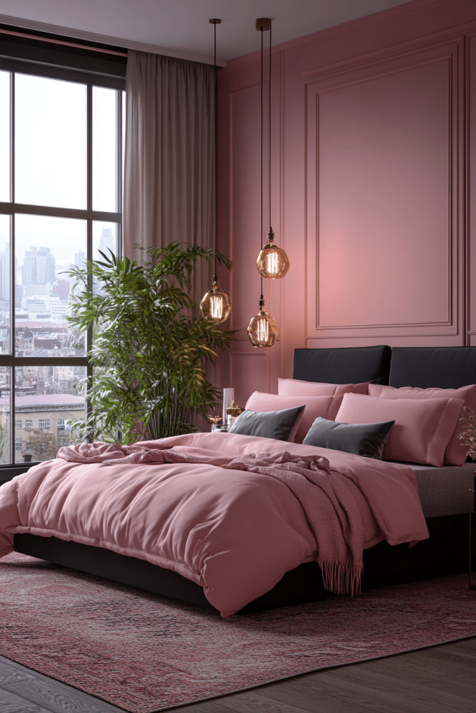 Urban Pink Bedroom Vibes