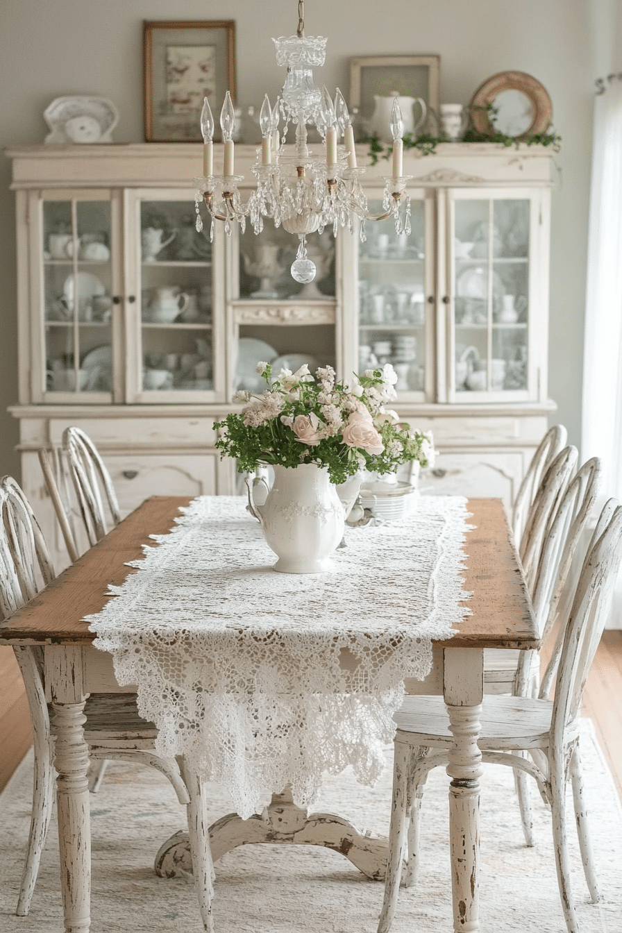 19 Shabby Chic Dining Room Ideas That Inspire Warm Gatherings