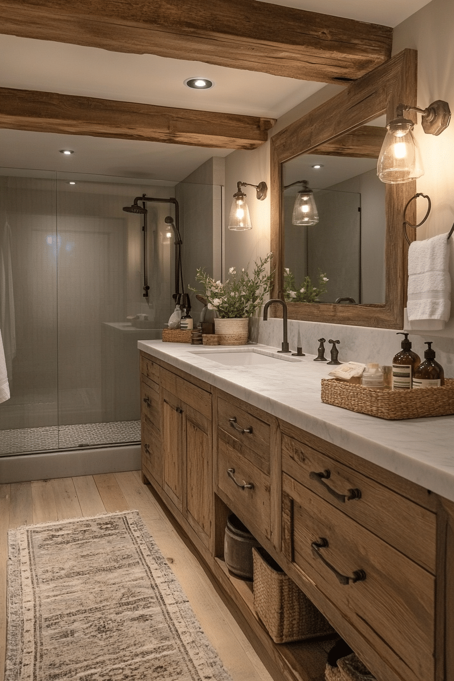 19 Transitional Bathroom Design Ideas for a Timeless Appeal