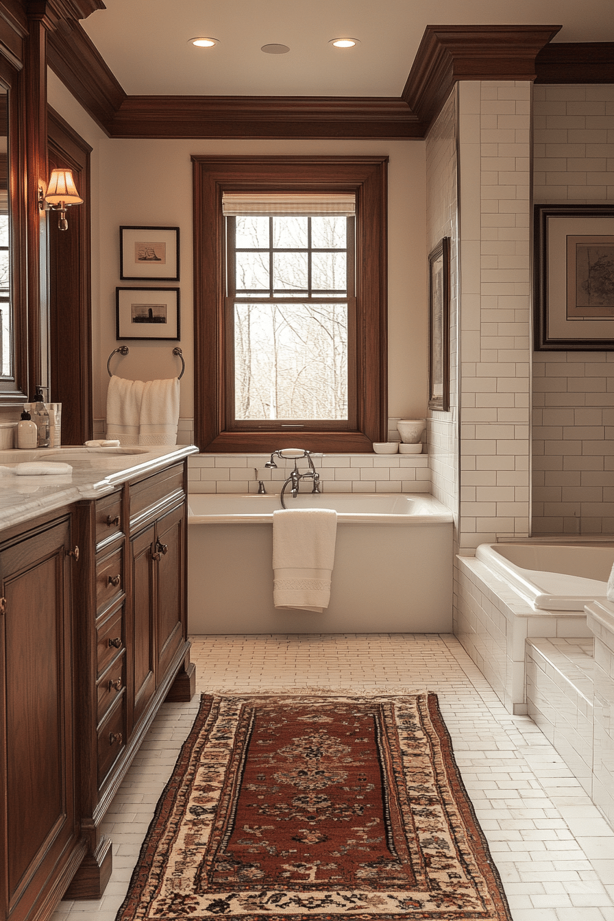 Streamlined Antique Bath