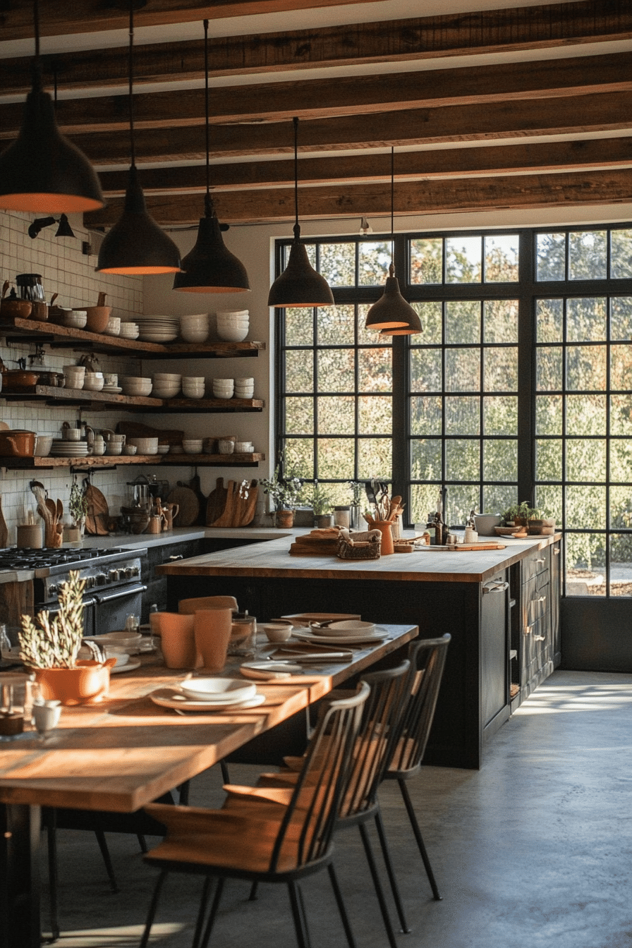 19 Industrial Farmhouse Kitchen Ideas to Transform Your Home’s Heart