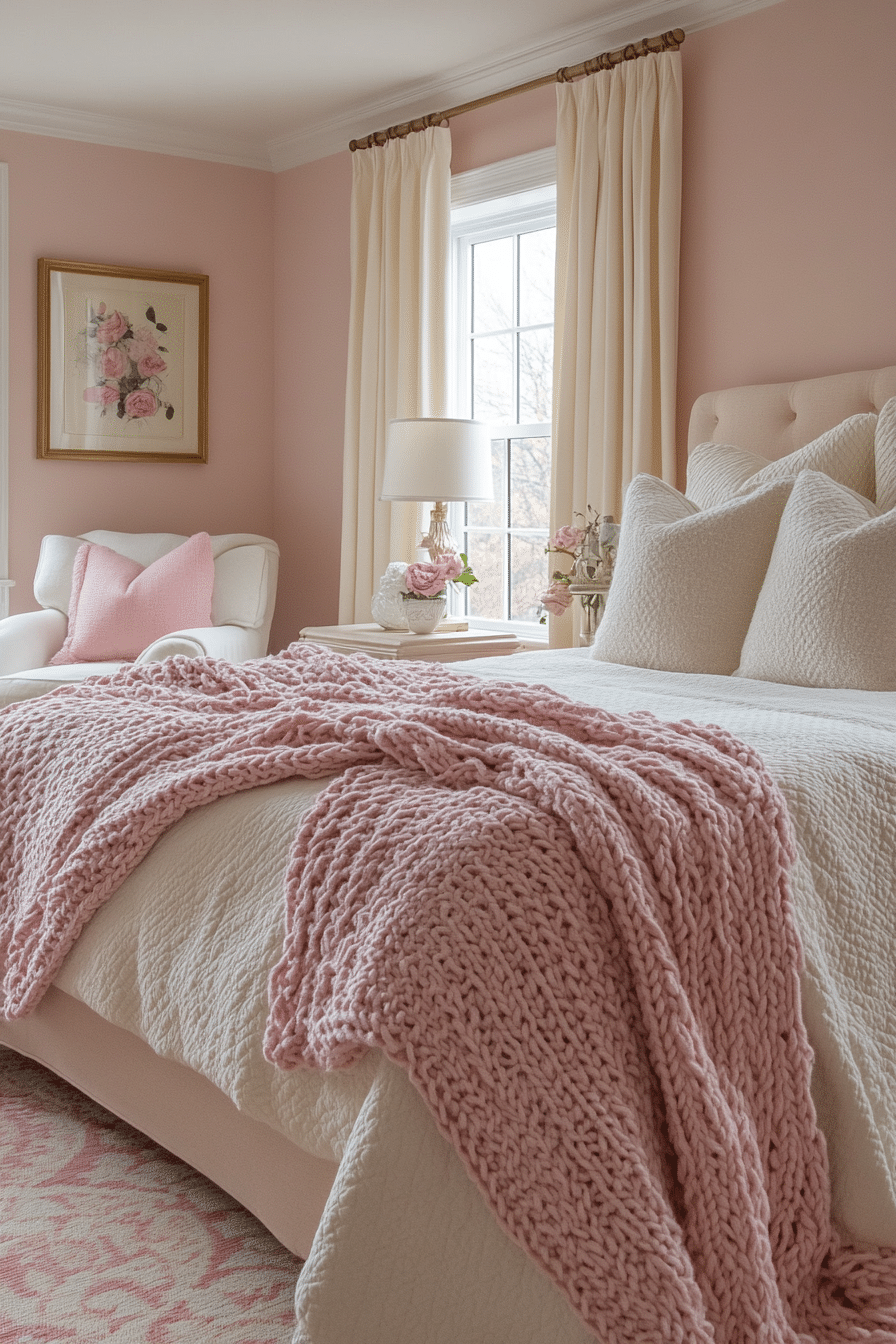 20 Pink and White Bedroom Inspirations for a Feminine and Fresh Look
