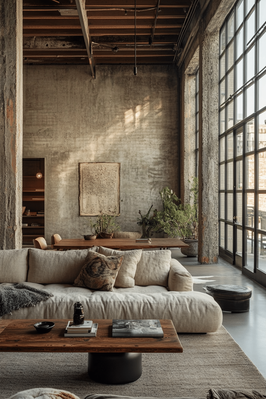 20 Industrial Living Room Ideas That Mix Vintage Charm with Urban Style