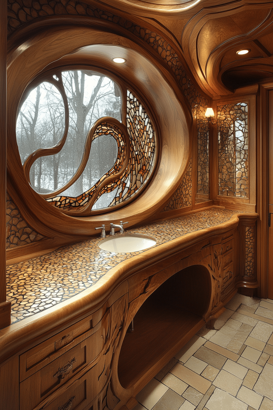 Serenity in Art Nouveau