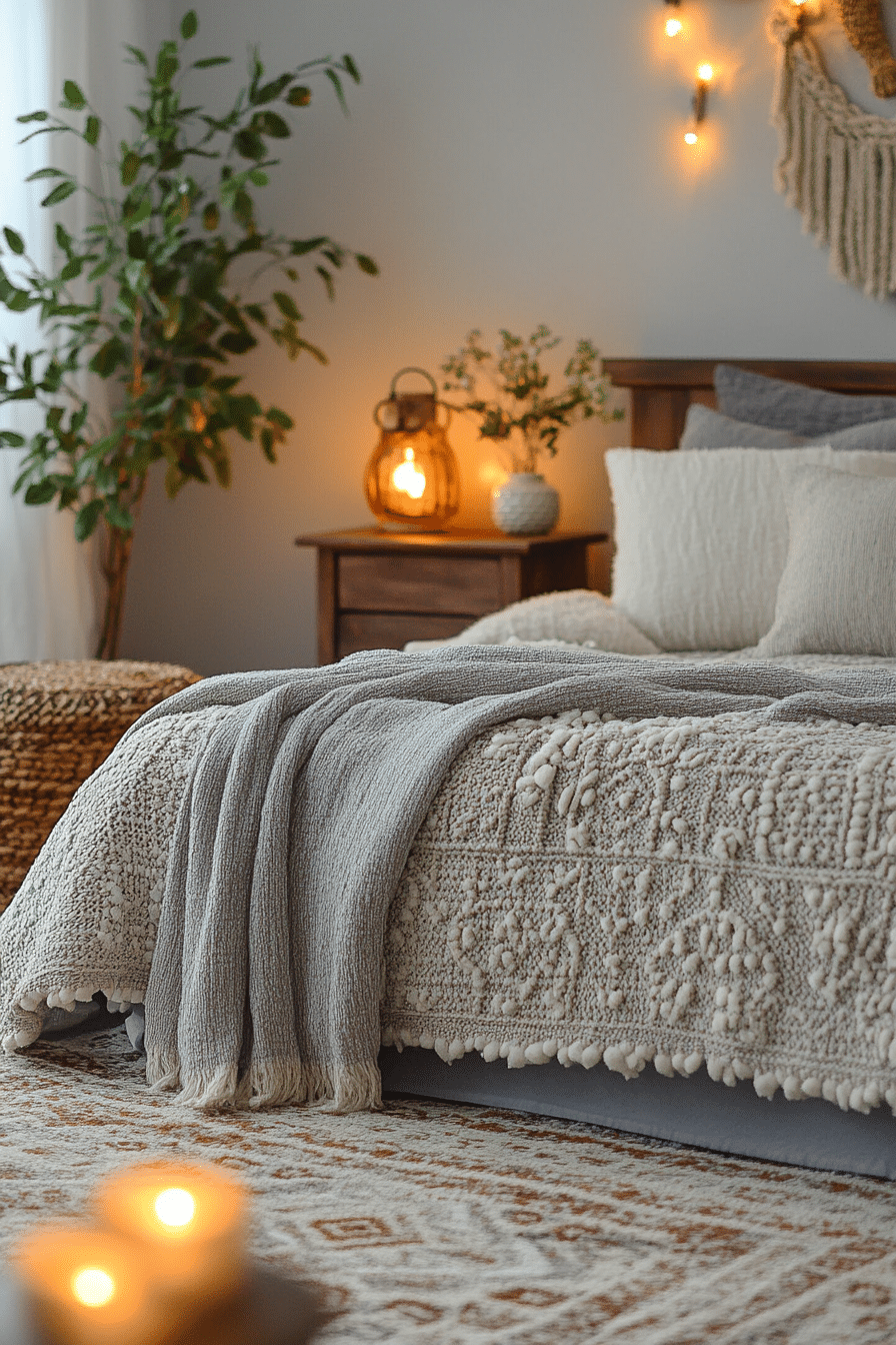 19 Grey Boho Bedroom Ideas for a Calm and Cozy Space