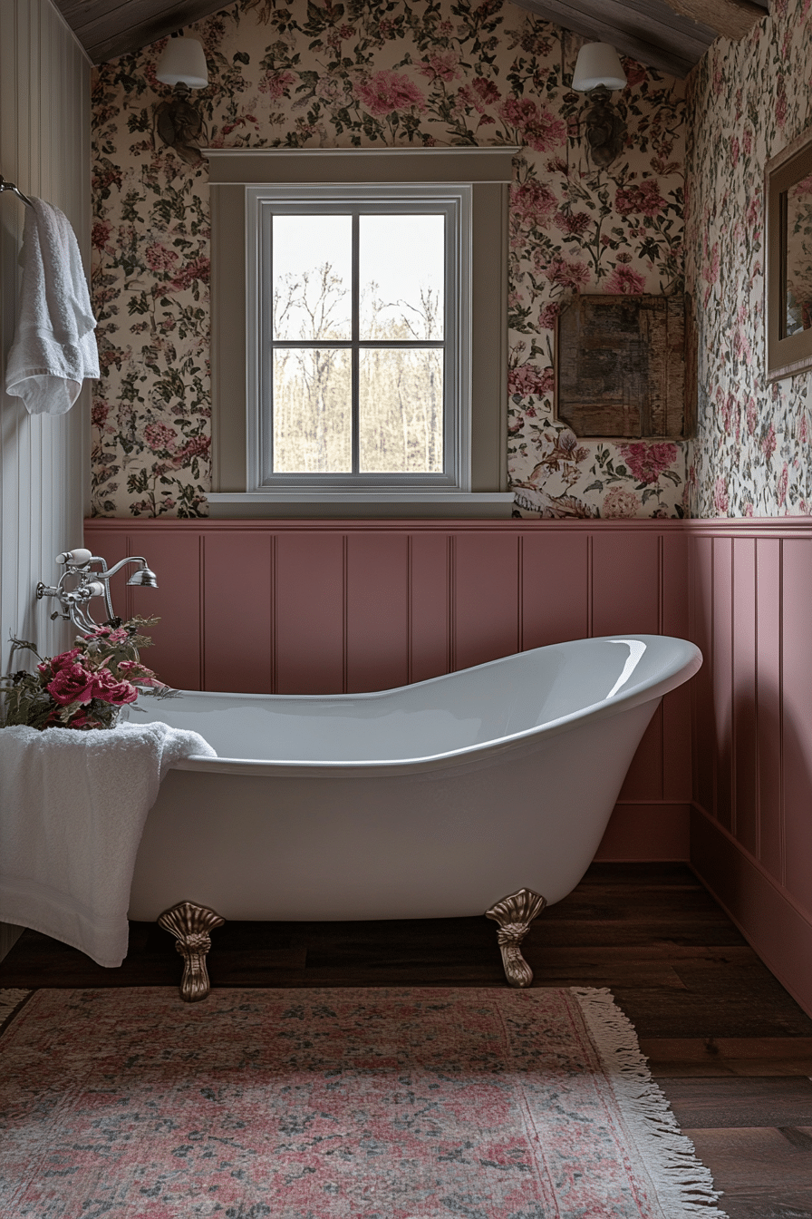 Cozy Vintage Bath