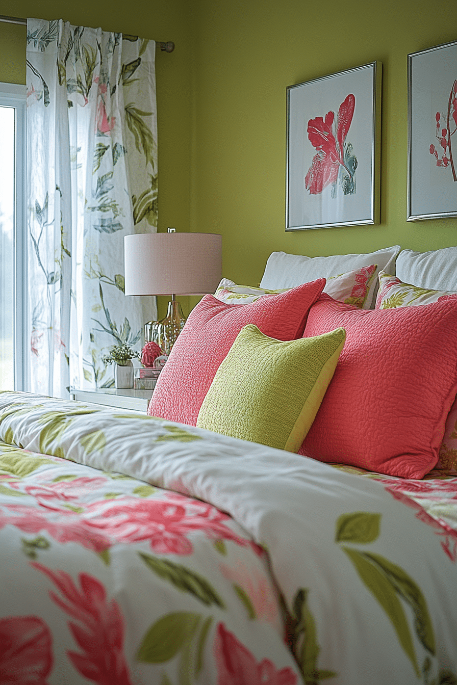 20 Green and Pink Bedroom Ideas for a Bold and Beautiful Aesthetic