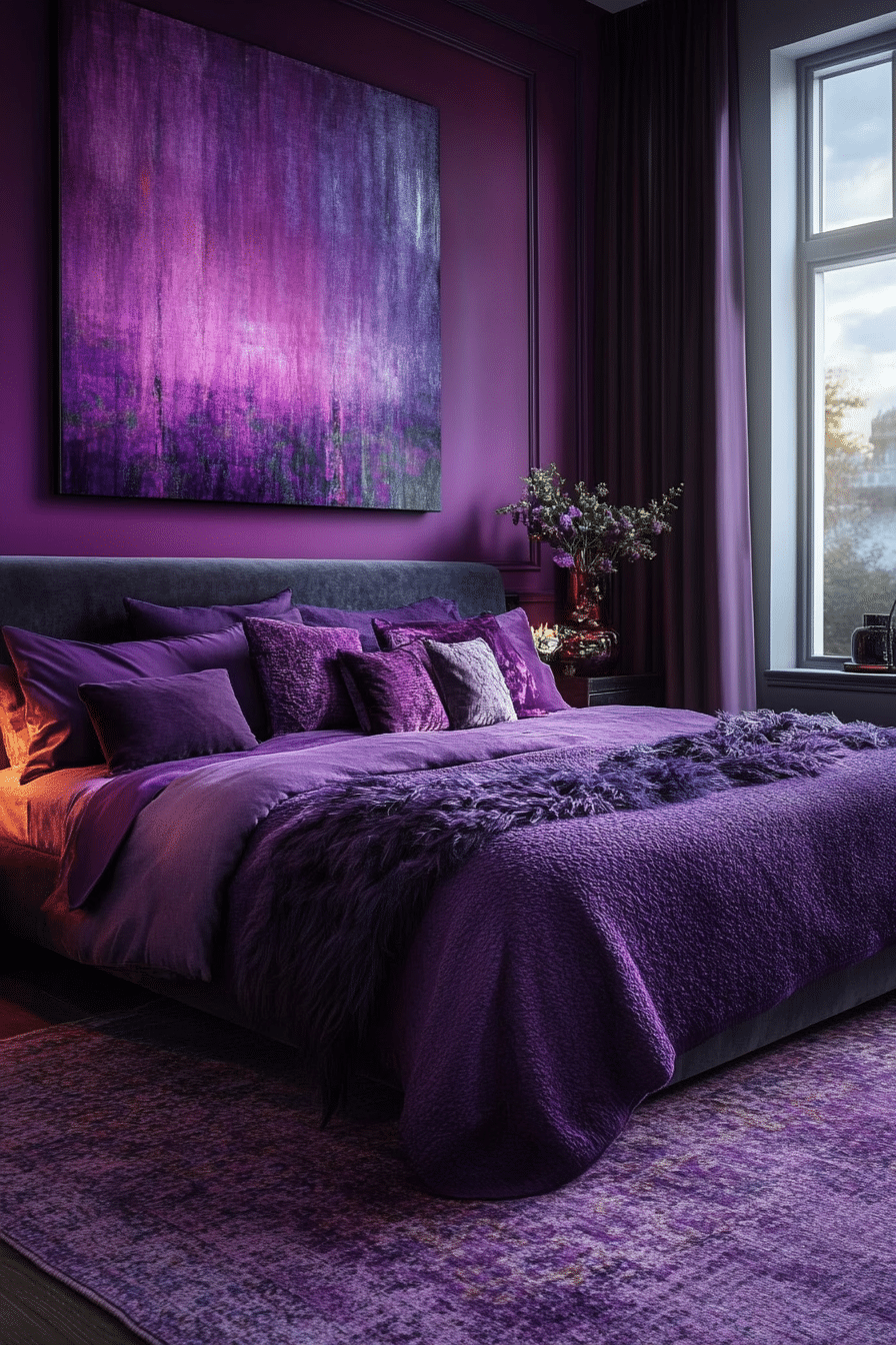 20 Purple Bedrooms That Highlight Regal and Relaxing Elements