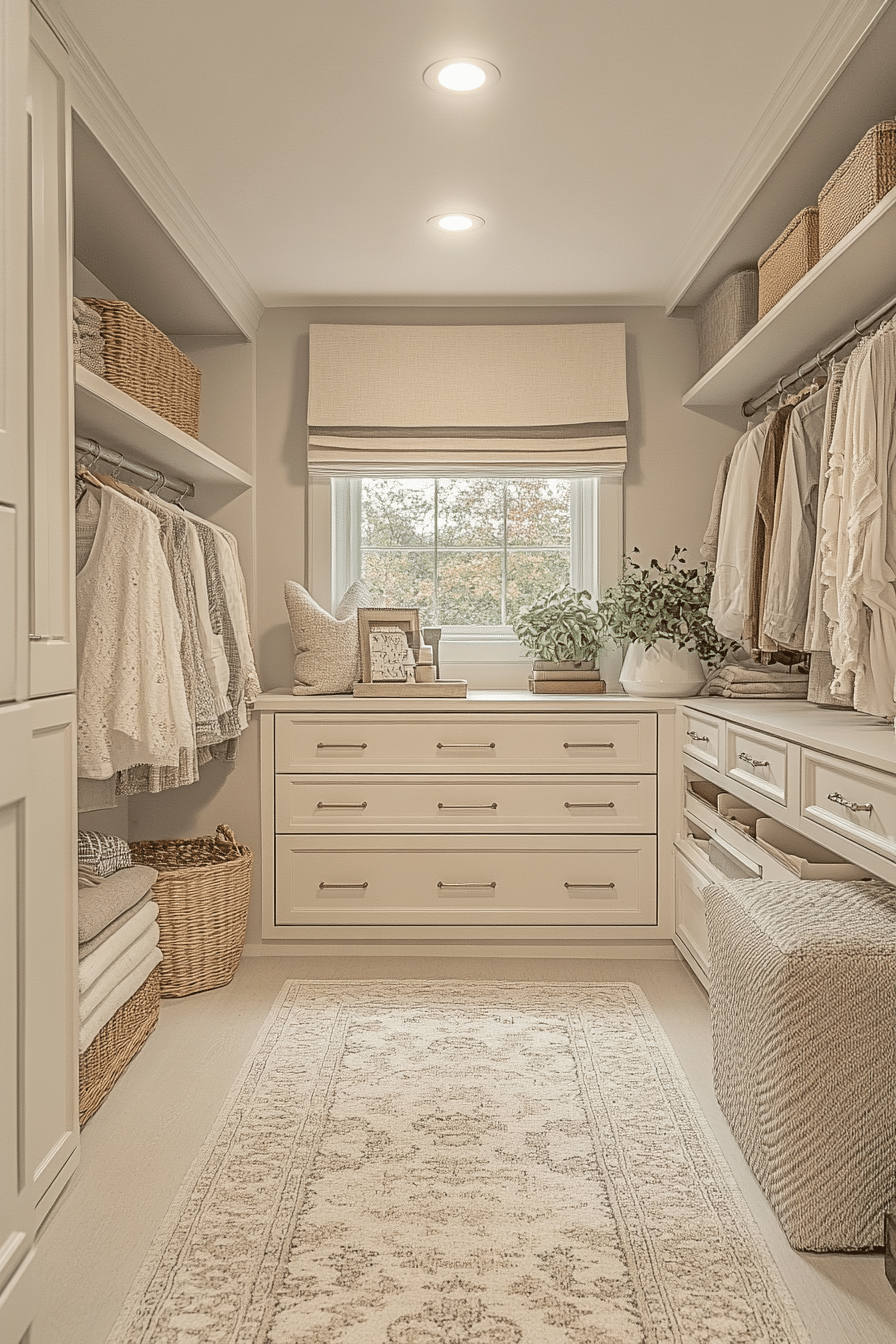 Neutral Toned Closet Serenity