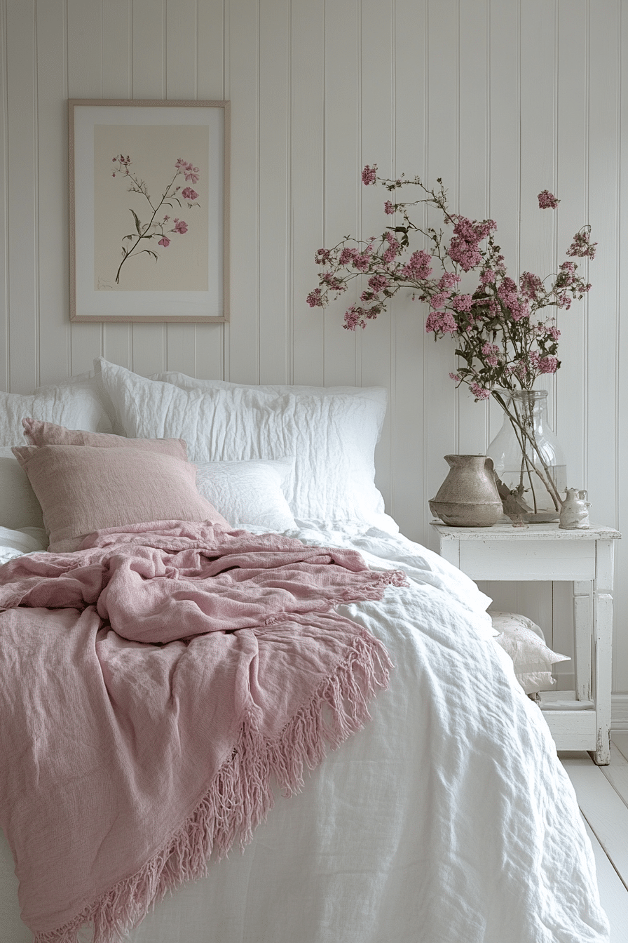 20 Pink and White Bedroom Inspirations for a Feminine and Fresh Look