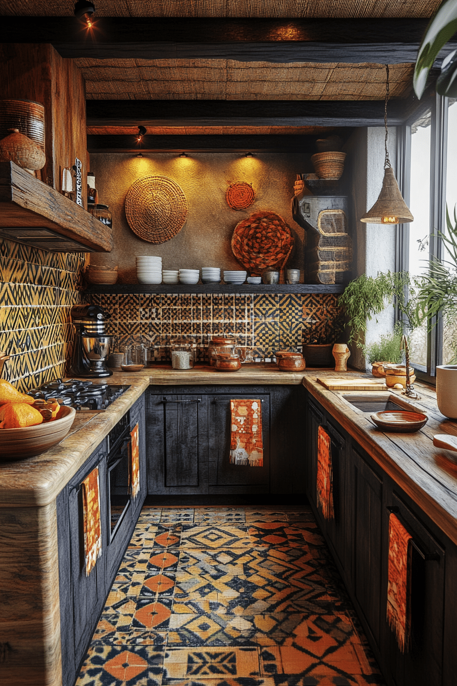 20 Afrohemian Decor Kitchen Ideas for a Beautiful Blend of African-Inspired Design