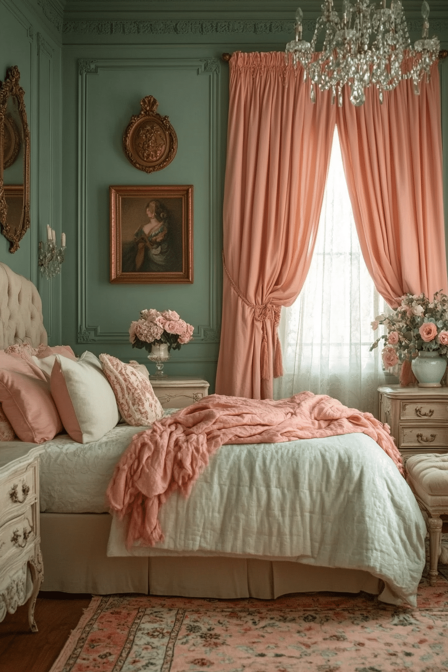 20 Green and Pink Bedroom Ideas for a Bold and Beautiful Aesthetic
