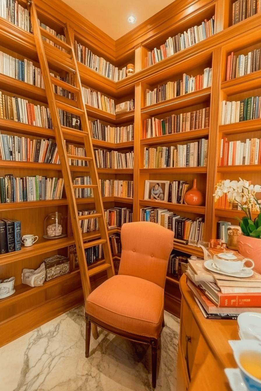 Cozy Basement Reading Nook