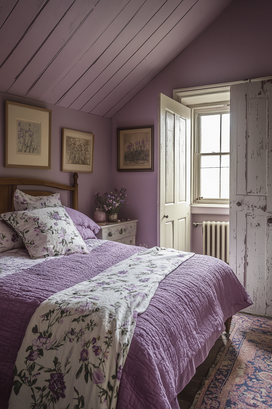 20 Purple Bedrooms That Highlight Regal and Relaxing Elements