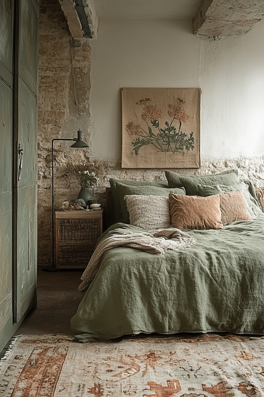 20 Green and Terracotta Bedroom Ideas to Add Warmth and Freshness