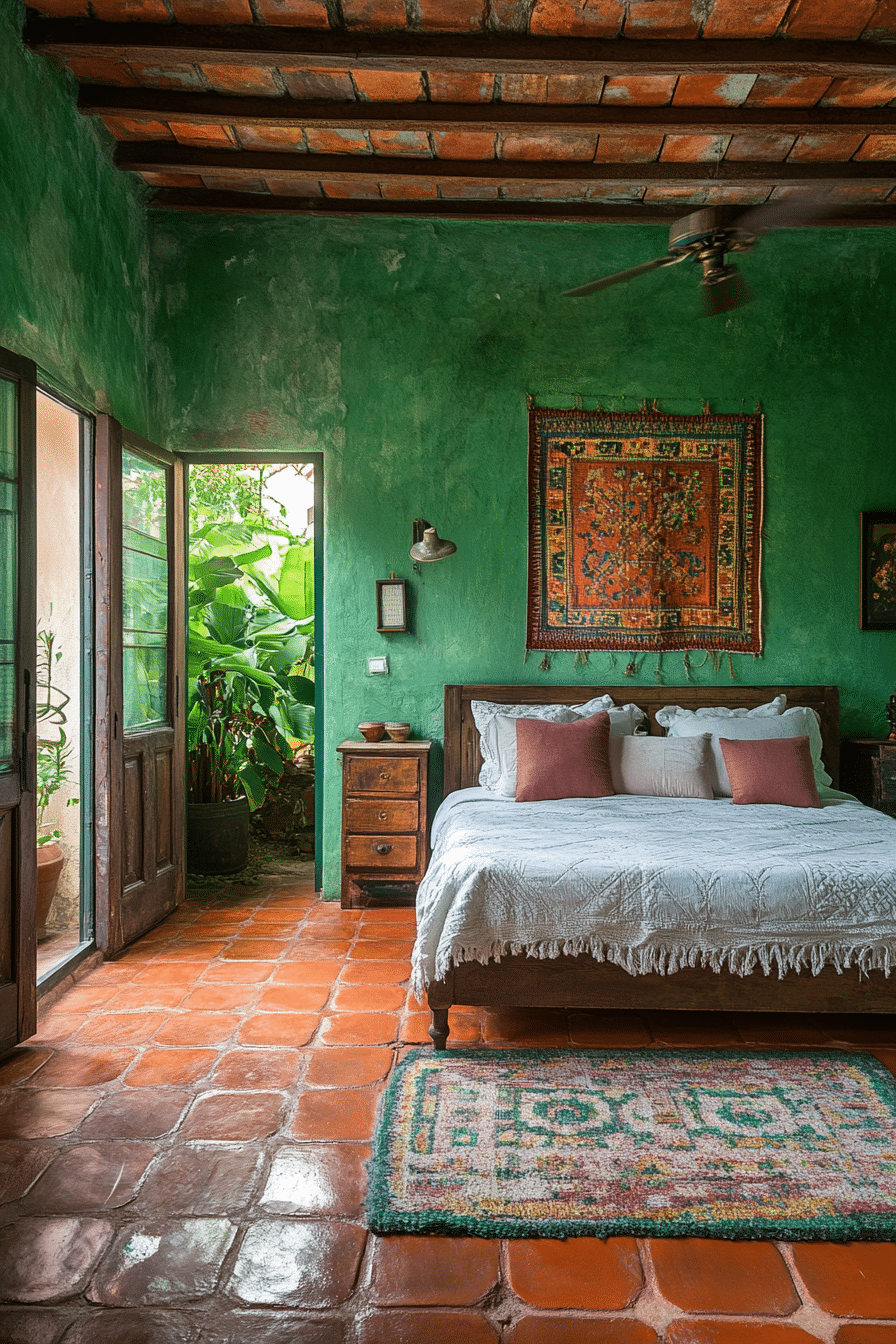 20 Green and Terracotta Bedroom Ideas to Add Warmth and Freshness