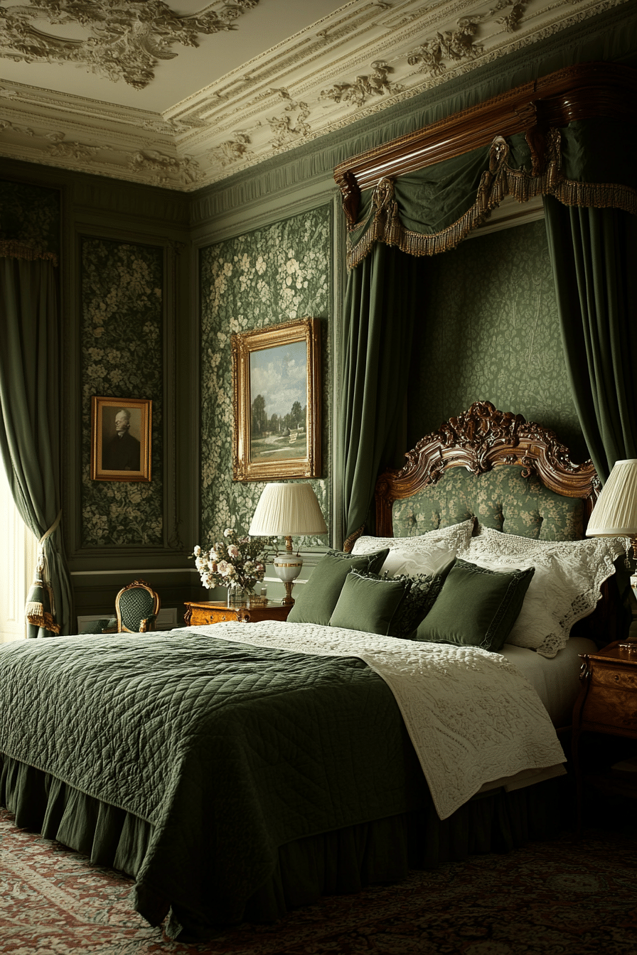 19 Dark Green Bedroom Ideas to Add Depth and Drama to Your Room