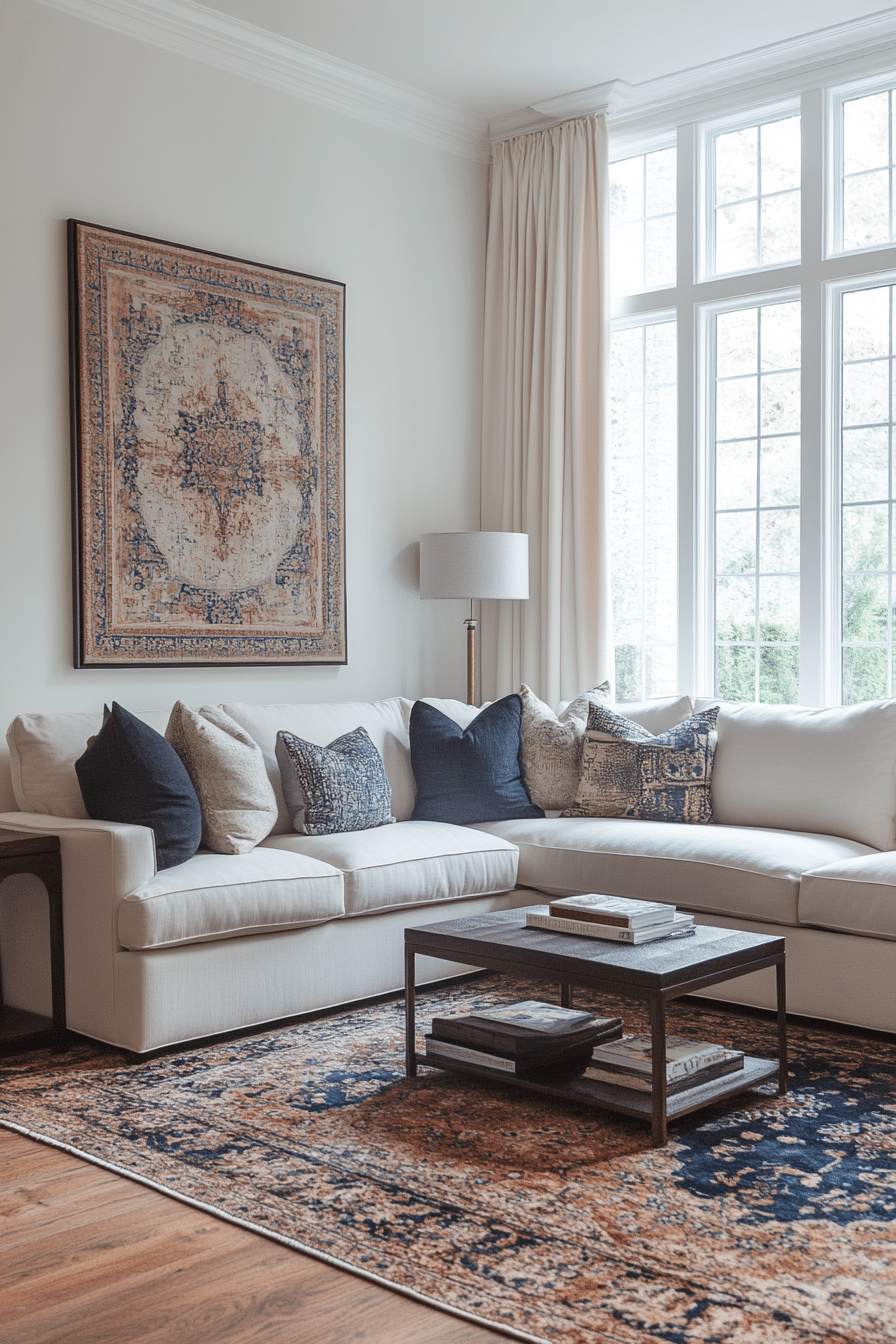 20 Transitional Living Room Designs to Blend Modern and Classic Styles