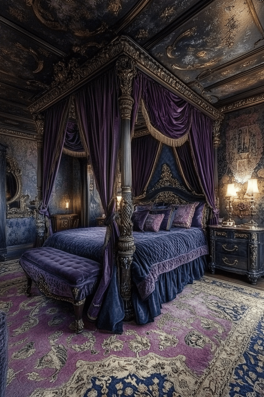 19 Gothic Bedroom Ideas for a Luxurious and Brooding Atmosphere