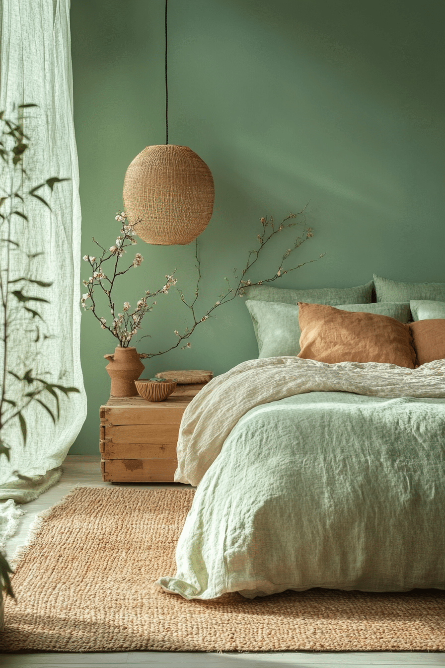 20 Green and Terracotta Bedroom Ideas to Add Warmth and Freshness