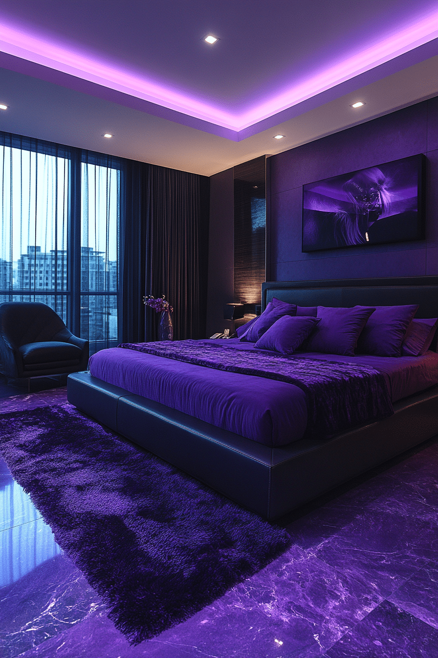 20 Purple Bedrooms That Highlight Regal and Relaxing Elements