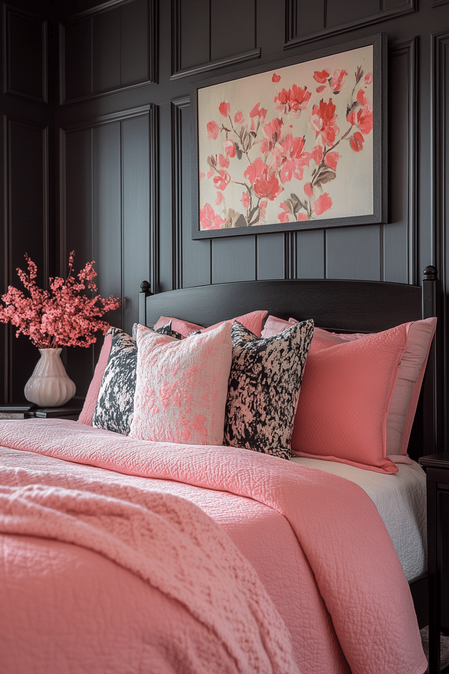 20 Pink and Black Bedroom Ideas for a Cozy and Fashionable Space