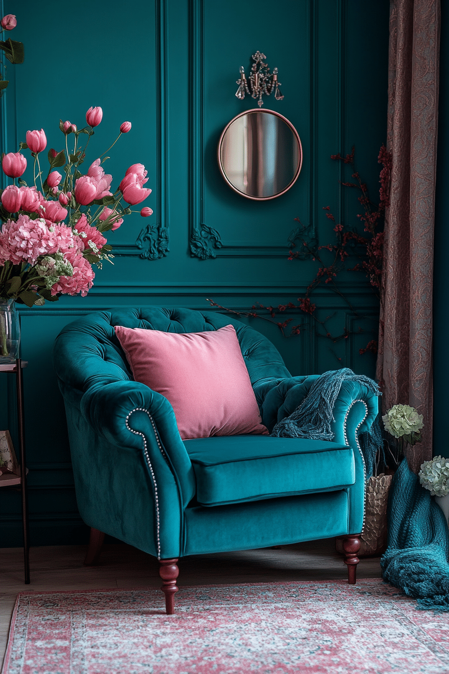 20 Green and Pink Bedroom Ideas for a Bold and Beautiful Aesthetic