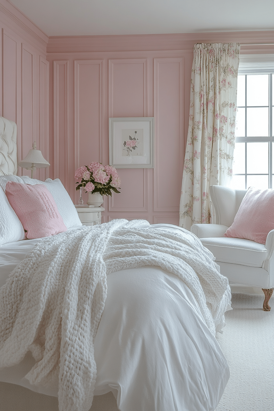 20 Pink and White Bedroom Inspirations for a Feminine and Fresh Look