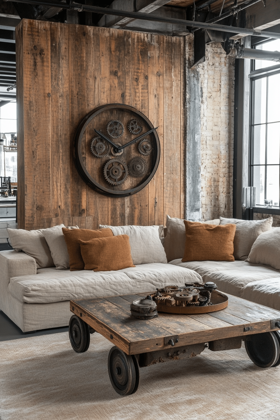 20 Industrial Living Room Ideas That Mix Vintage Charm with Urban Style