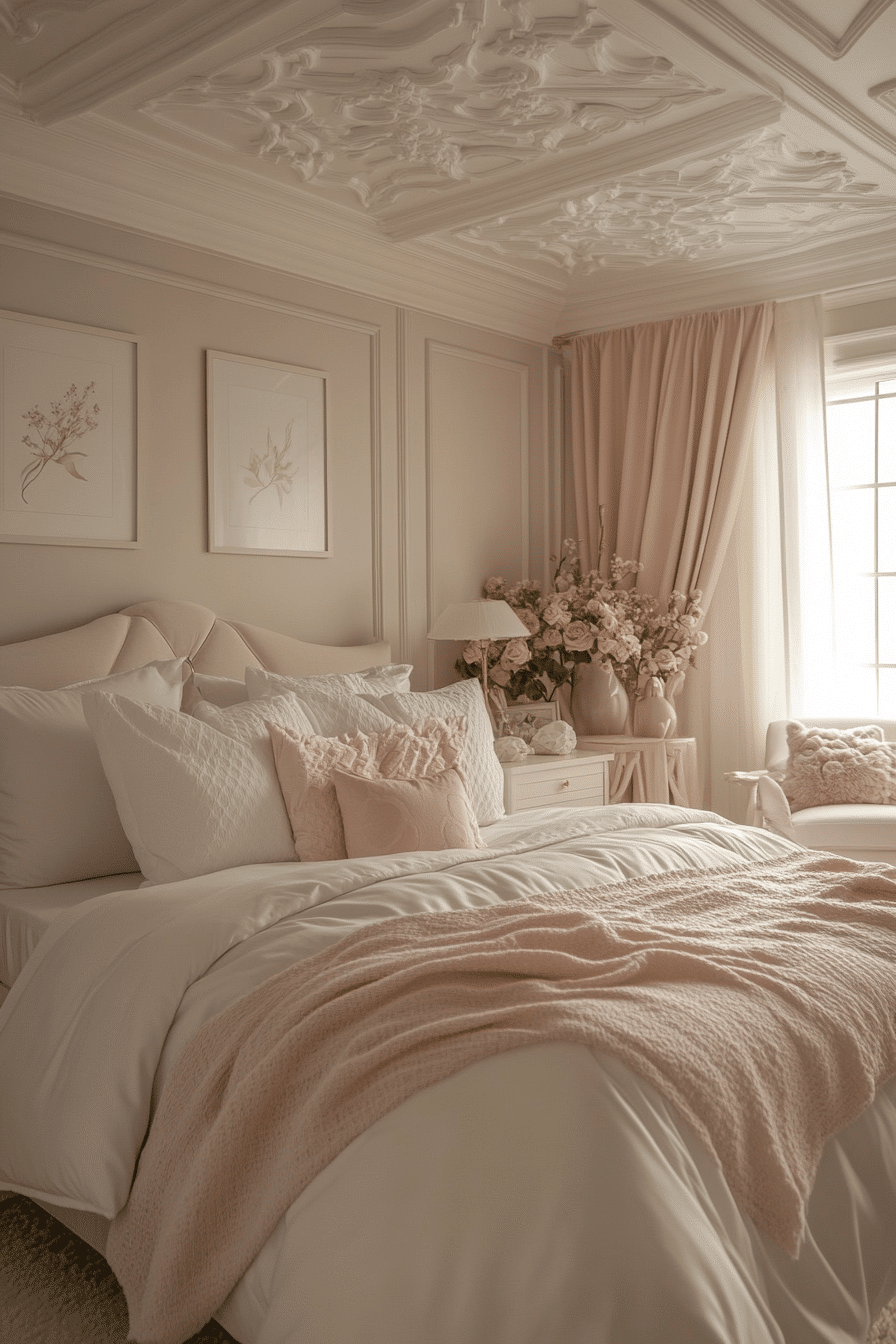 20 Pink and White Bedroom Inspirations for a Feminine and Fresh Look