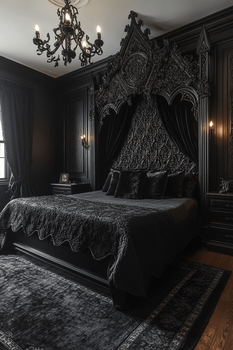 19 Gothic Bedroom Ideas for a Luxurious and Brooding Atmosphere