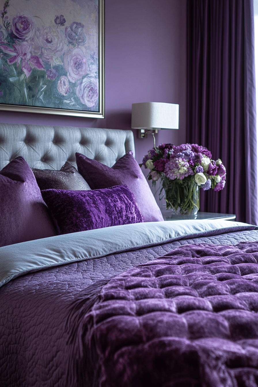 20 Purple Bedrooms That Highlight Regal and Relaxing Elements